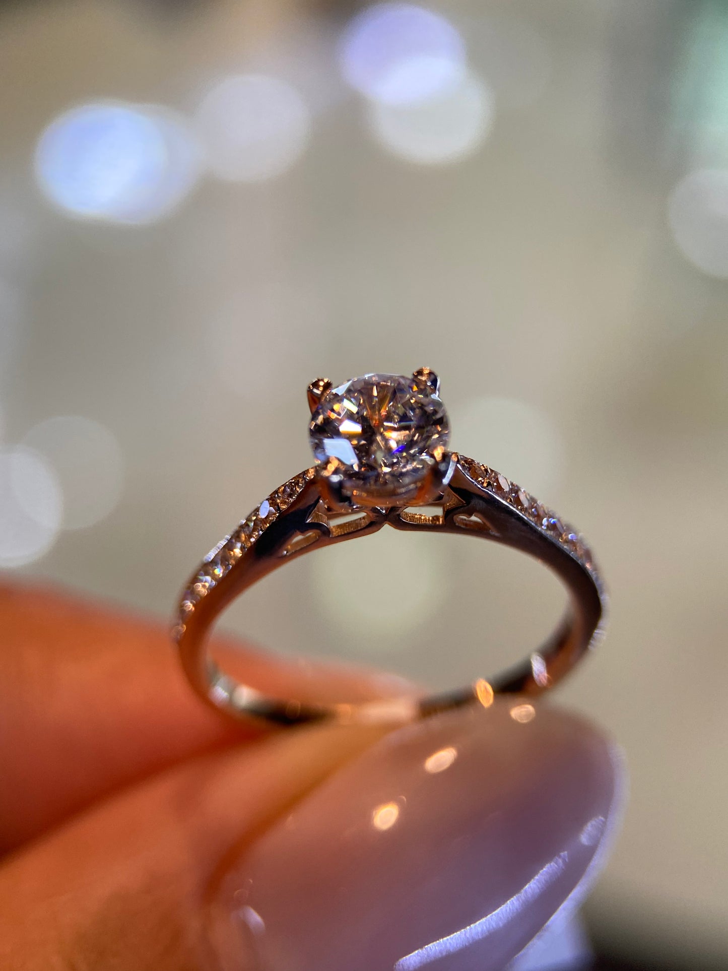 Anillo Evelyn en Oro .50 ct