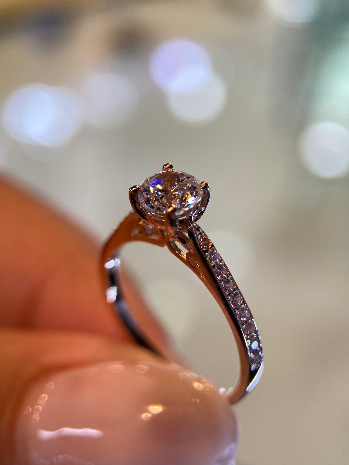 Anillo Evelyn en Oro .50 ct