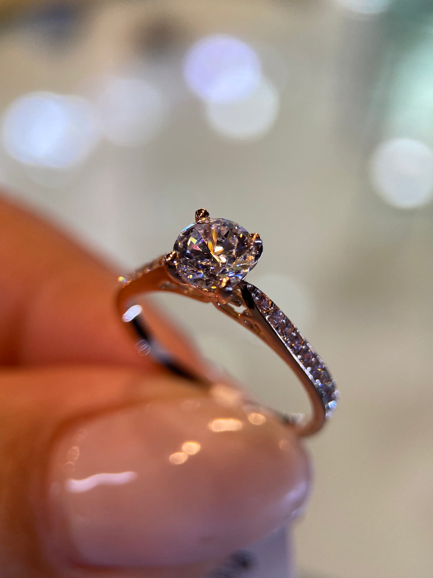 Anillo Evelyn en Oro .50 ct