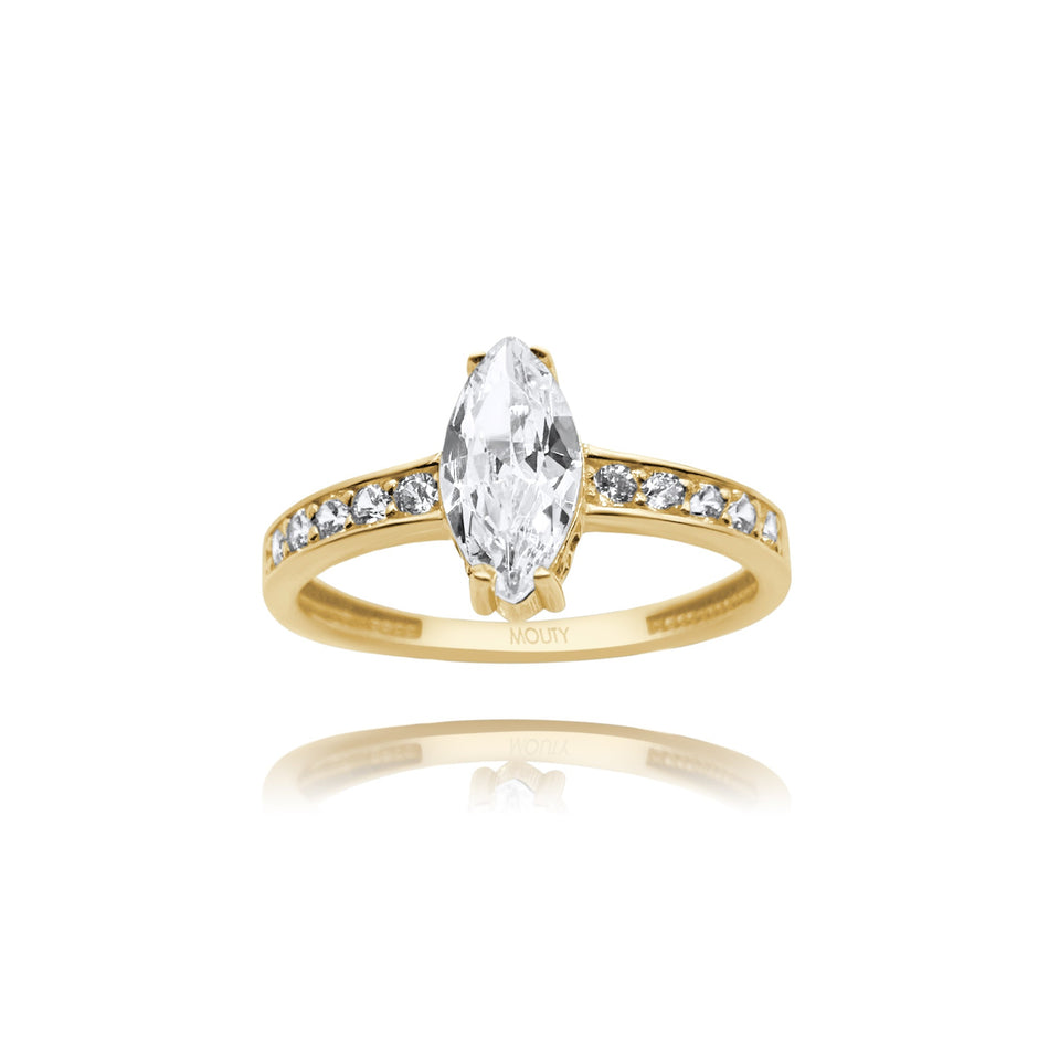 Anillo de compromiso en oro