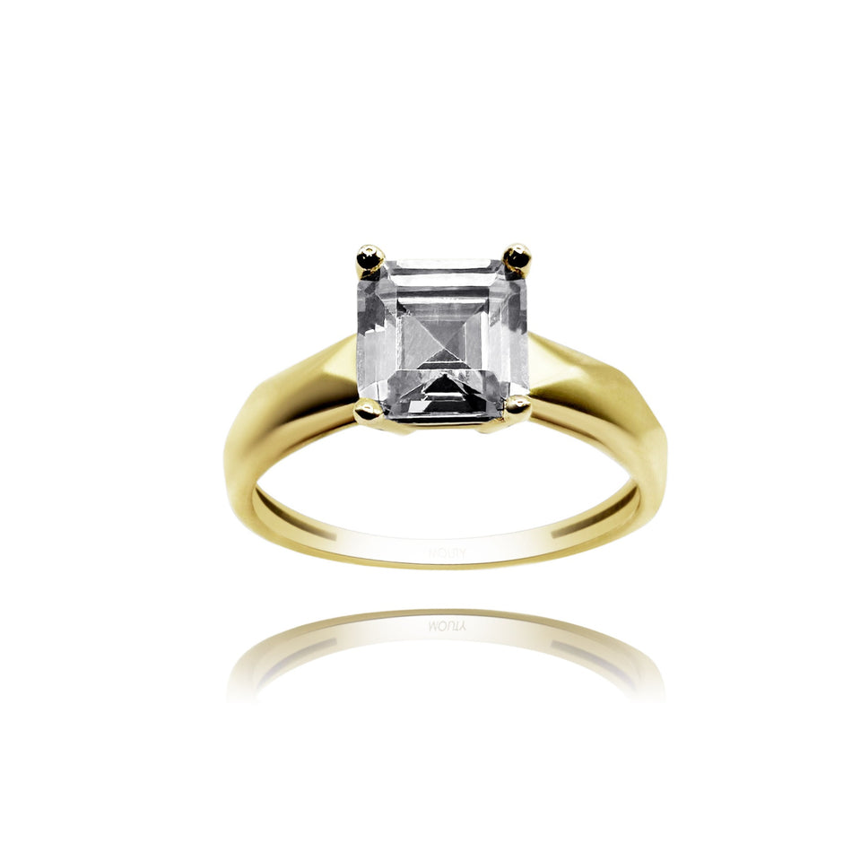 Anillo de compromiso en oro