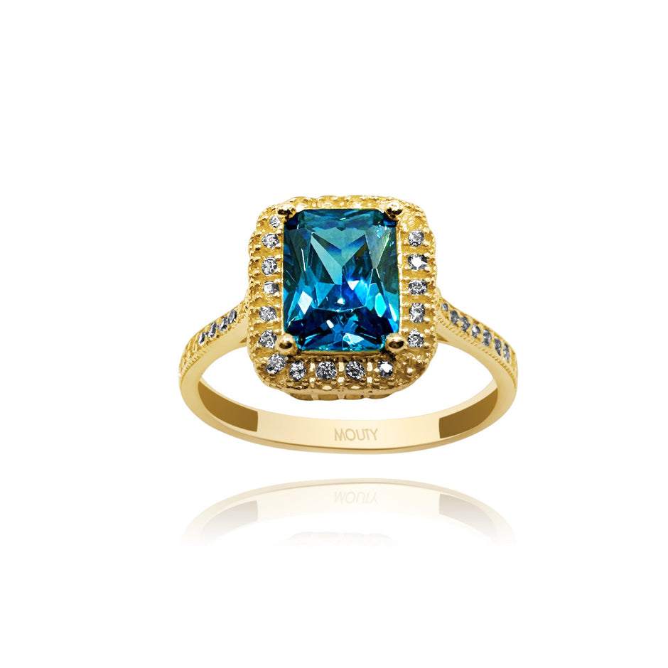 Anillo de compromiso en oro