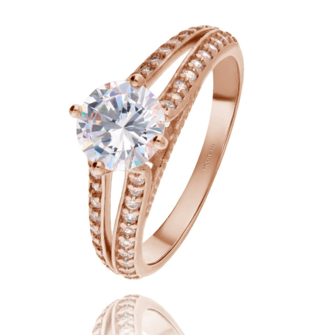 Anillo Lewis en oro 1.00 ct