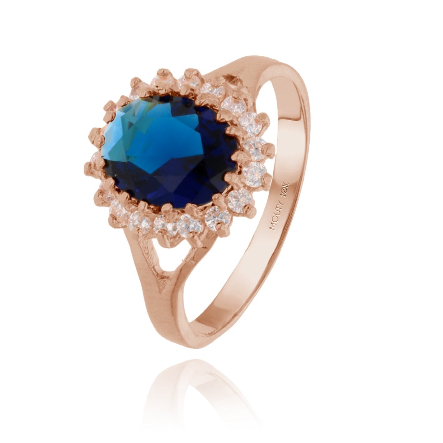 Anillo Renata en oro (Lady Di)