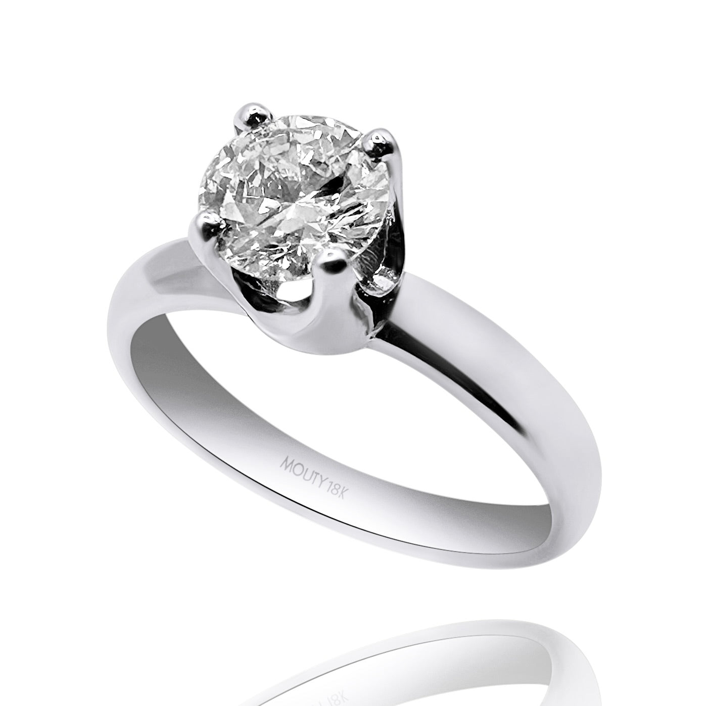 Anillo Isabella en oro 1.00 ct