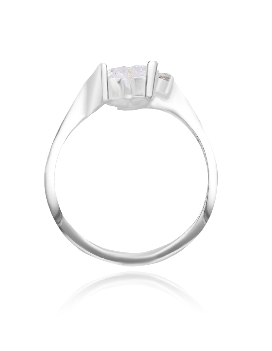 Alice ring in 10k yellow gold with zircons