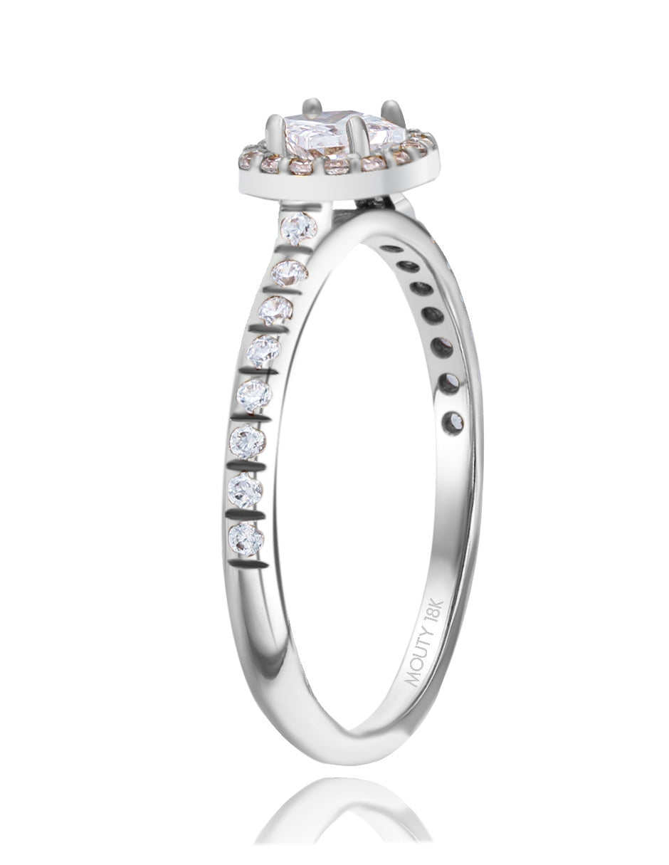 Anillo Alondra en Oro .25 ct