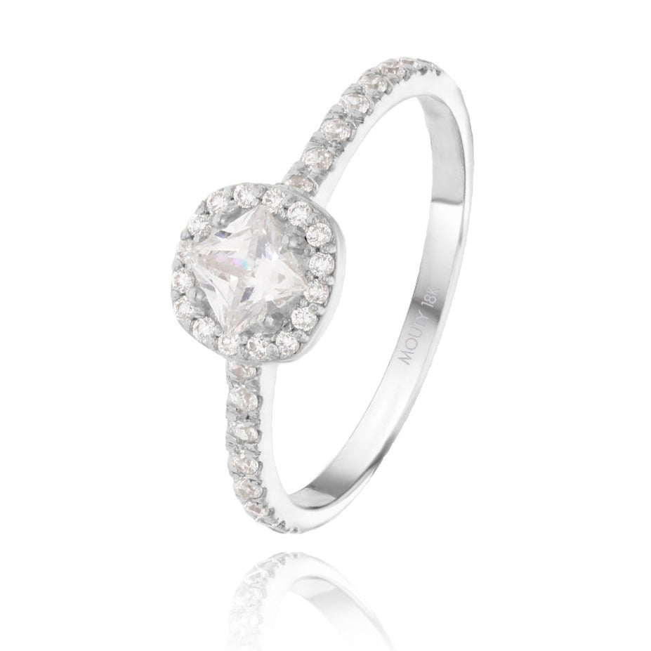 Anillo Alondra en Oro .25 ct
