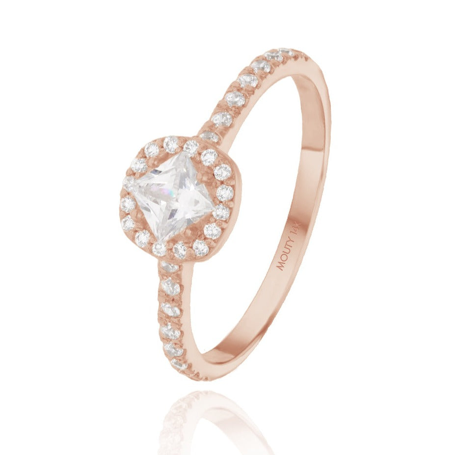 Anillo Alondra en Oro .25 ct