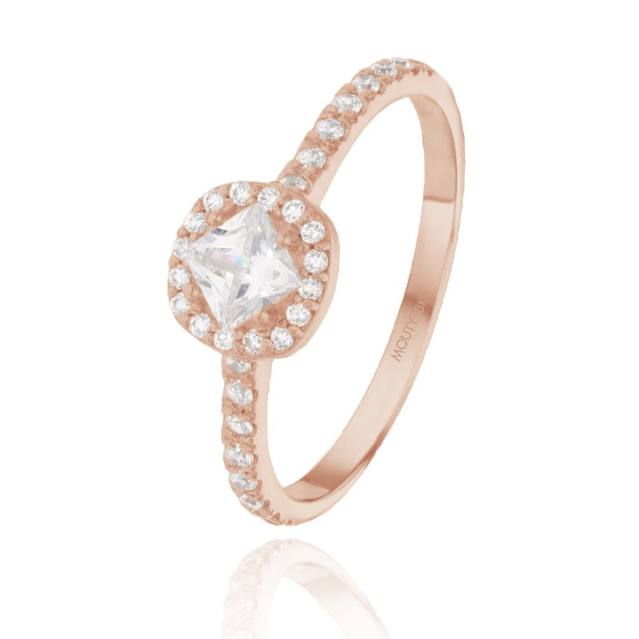 Anillo Alondra en Oro .25 ct