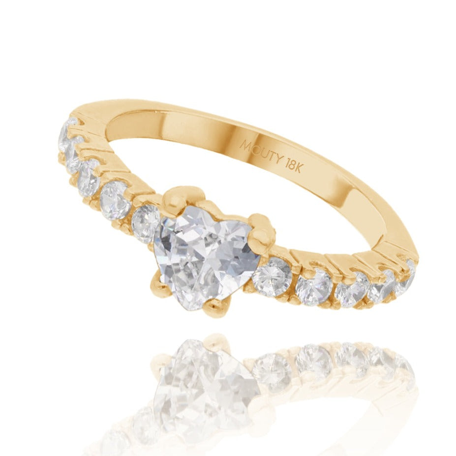 Anillo Amour en Oro .50 ct