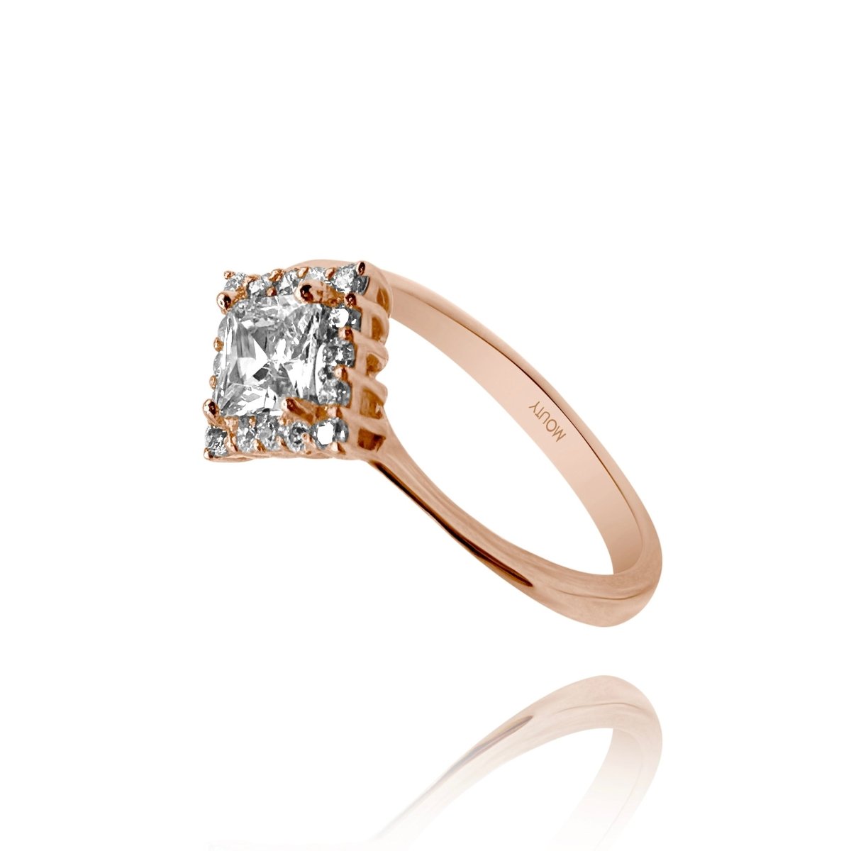 Anillo Alessia en oro .75 ct - Mouty Joyería