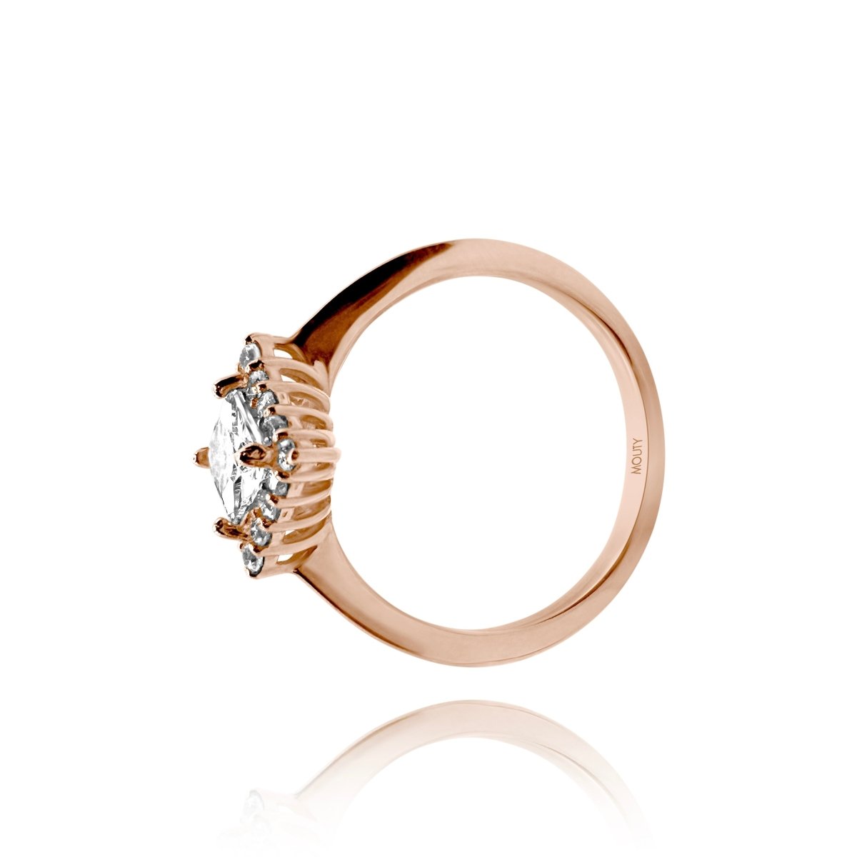 Anillo Alessia en oro .75 ct - Mouty Joyería