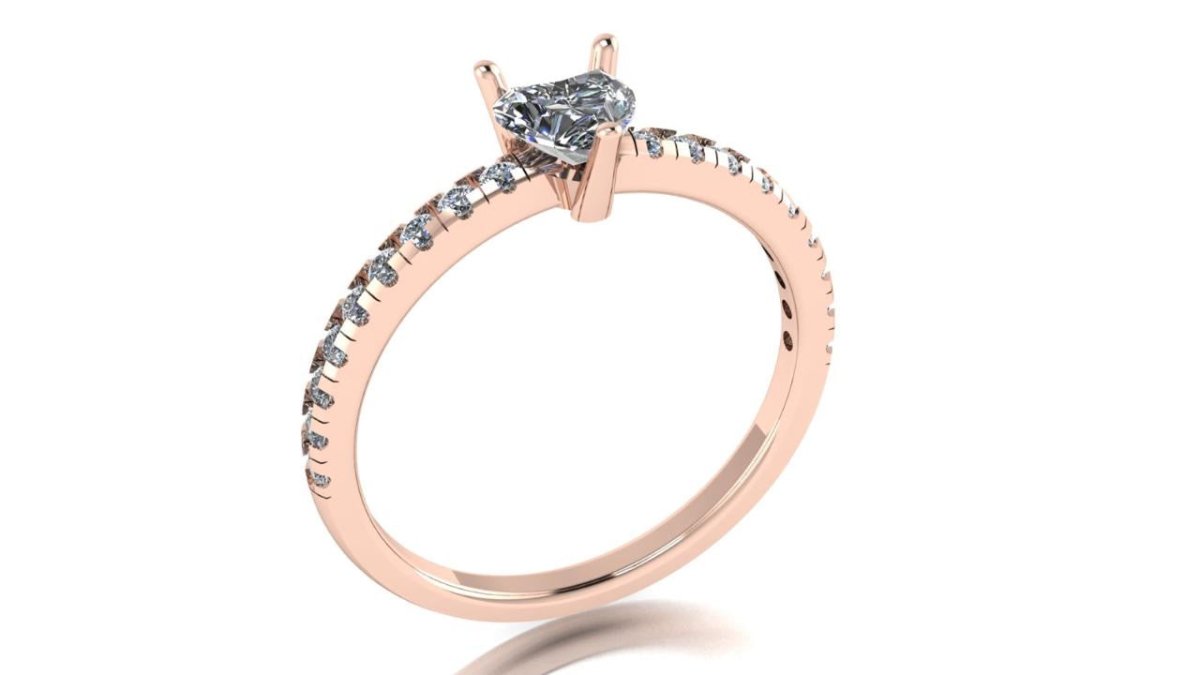 Anillo Amoret en oro .44 ct - Mouty Joyería