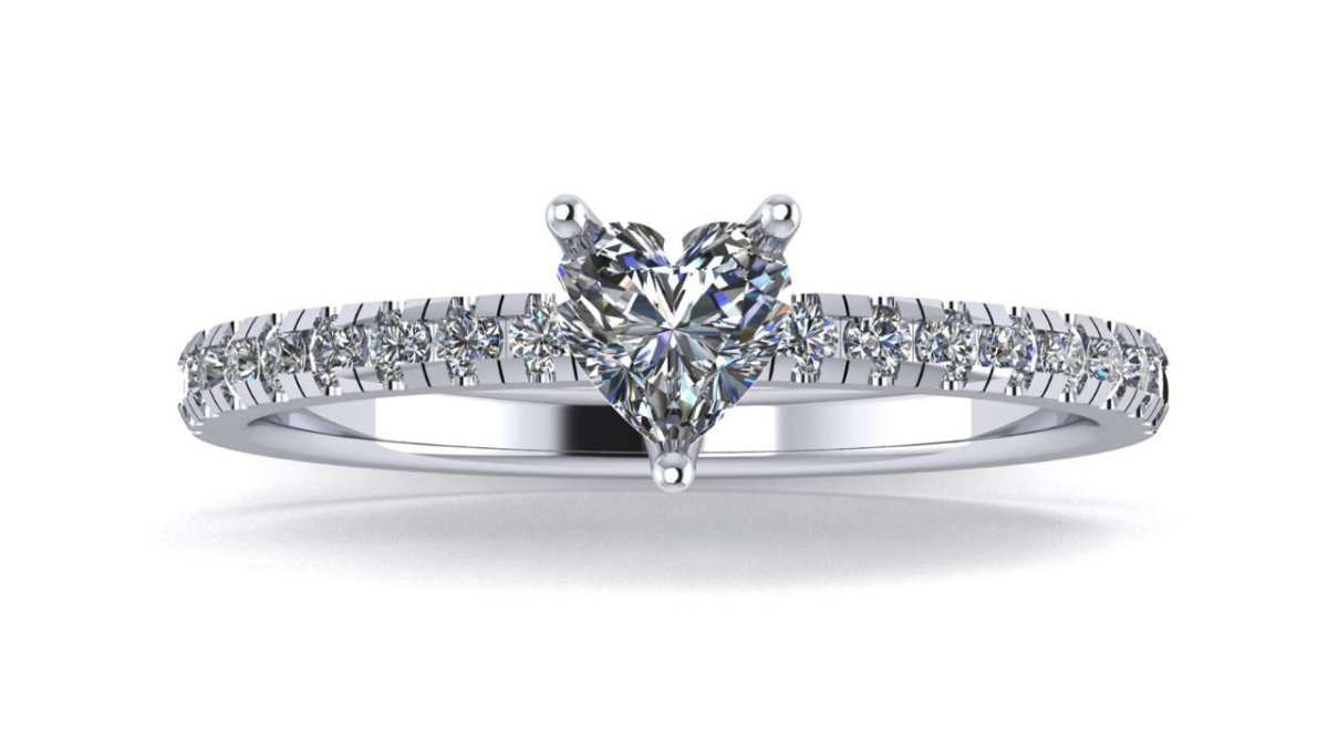 Anillo Amoret en oro .44 ct - Mouty Joyería