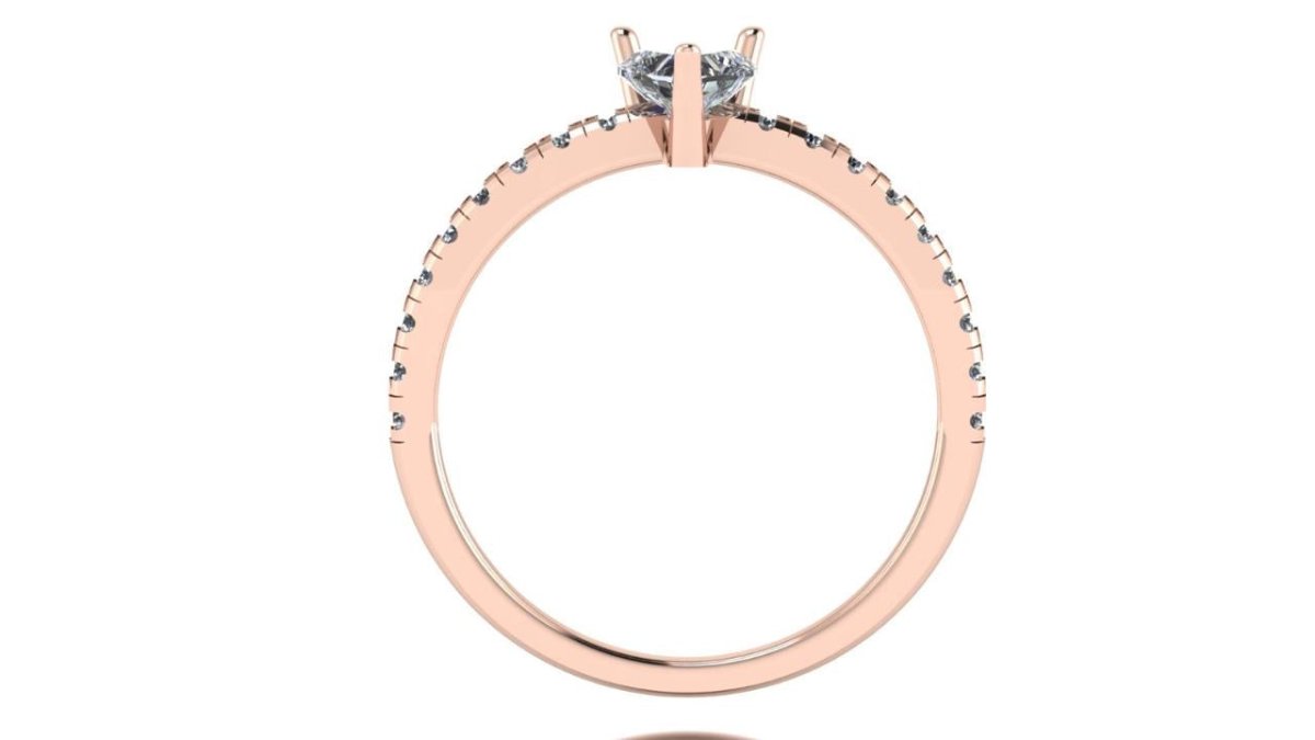 Anillo Amoret en oro .44 ct - Mouty Joyería