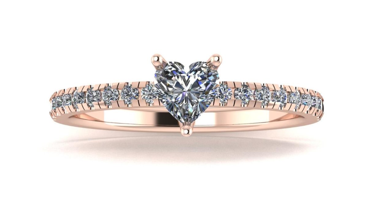 Anillo Amoret en oro .44 ct - Mouty Joyería