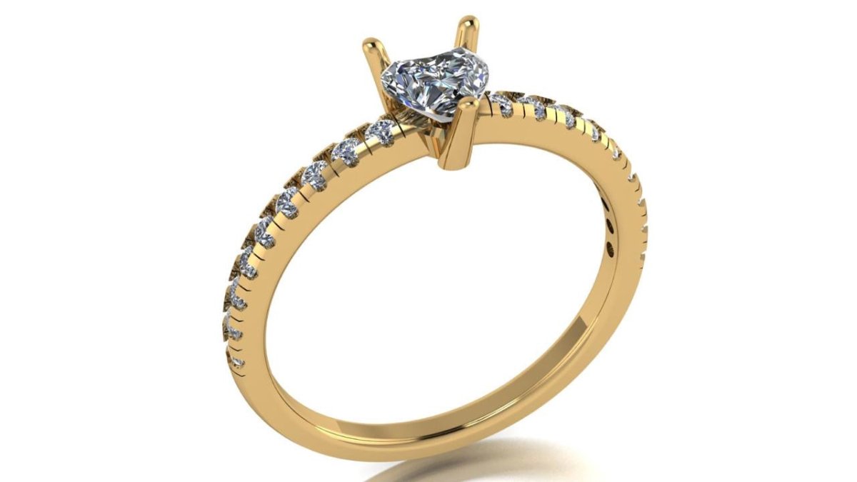 Anillo Amoret en oro .44 ct - Mouty Joyería