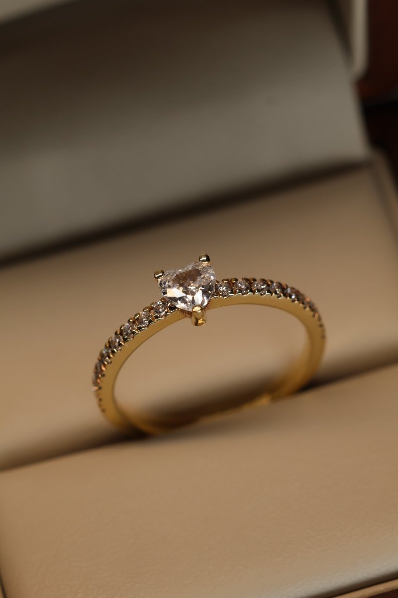 Anillo Amoret en oro amarillo 10k - Mouty Joyería