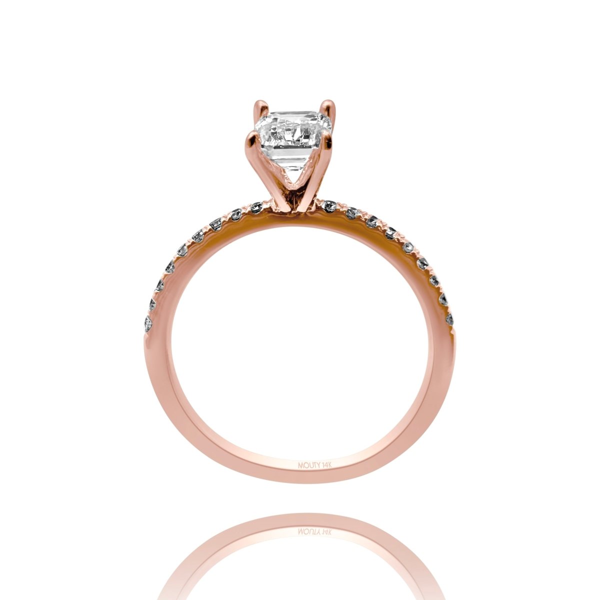 Anillo Aria en oro 1.00 ct - Mouty Joyería