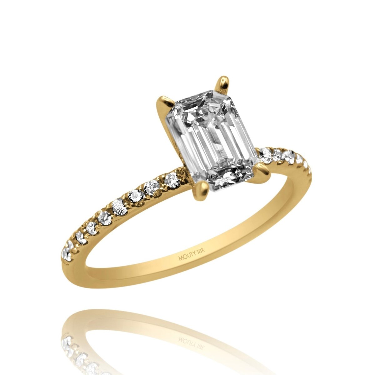 Anillo Aria en oro 1.00 ct - Mouty Joyería