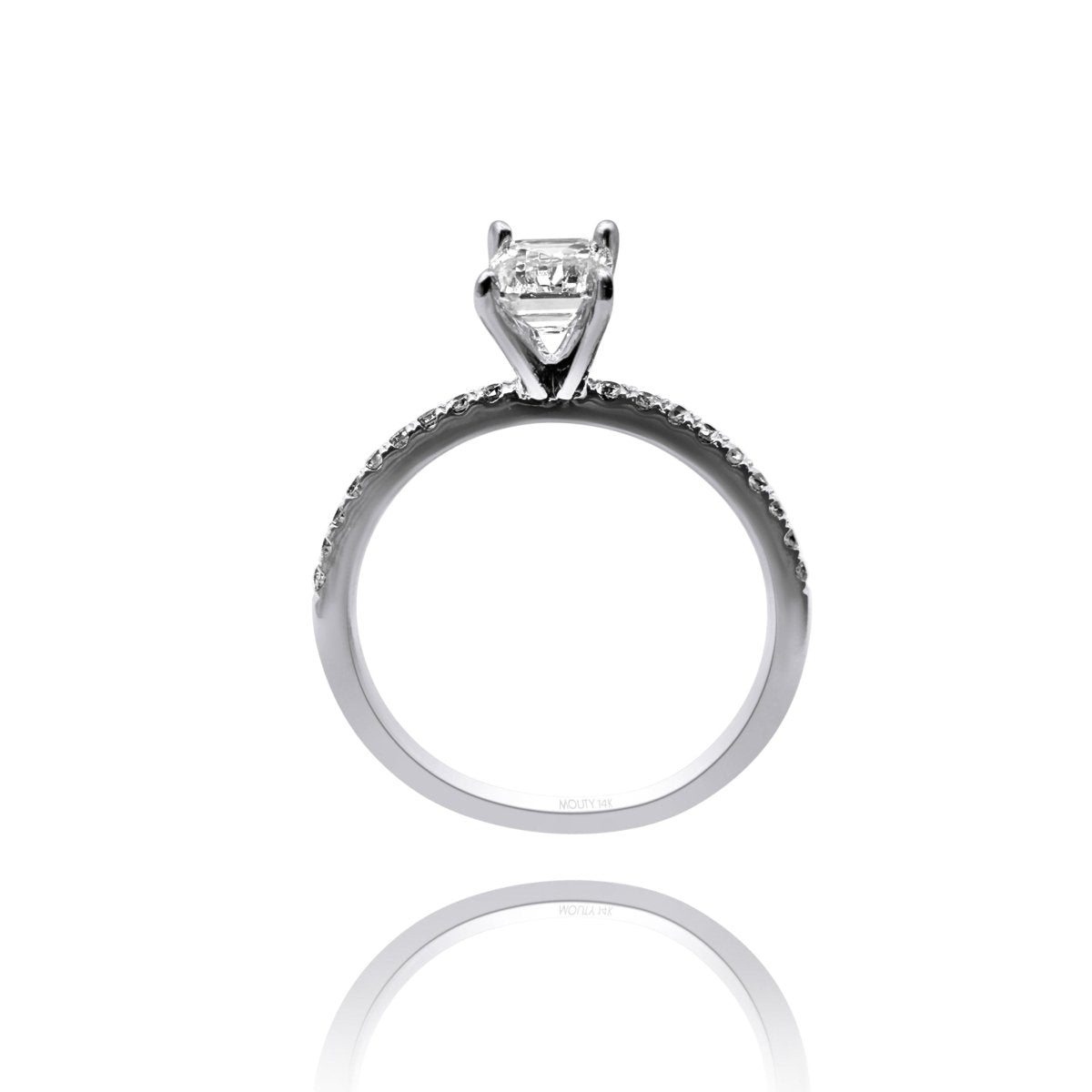 Anillo Aria en oro 1.00 ct - Mouty Joyería