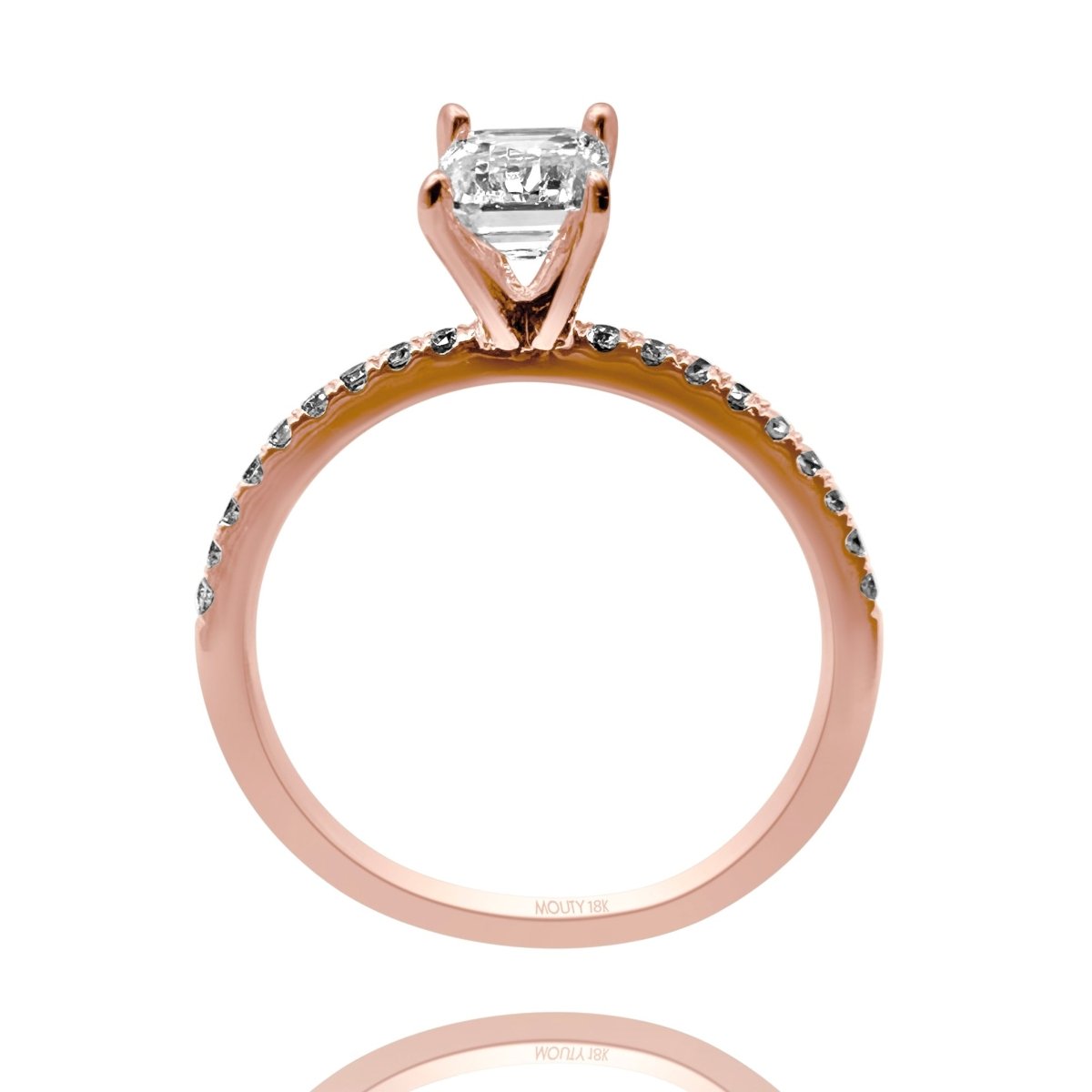 Anillo Aria en oro 1.00 ct - Mouty Joyería