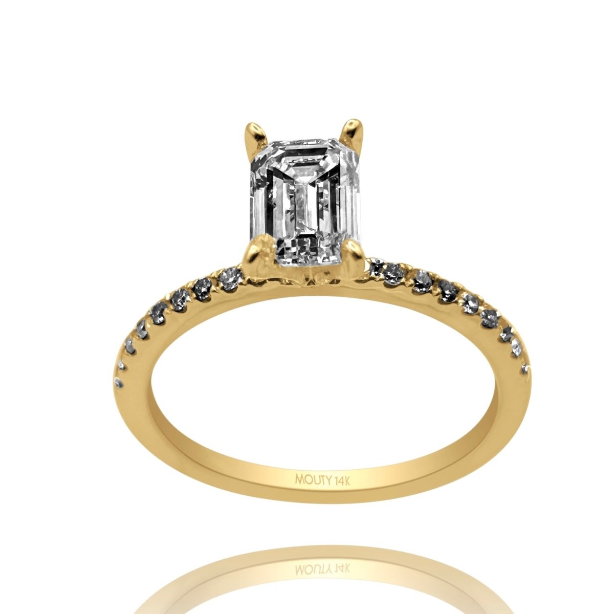Anillo Aria en oro 1.00 ct - Mouty Joyería