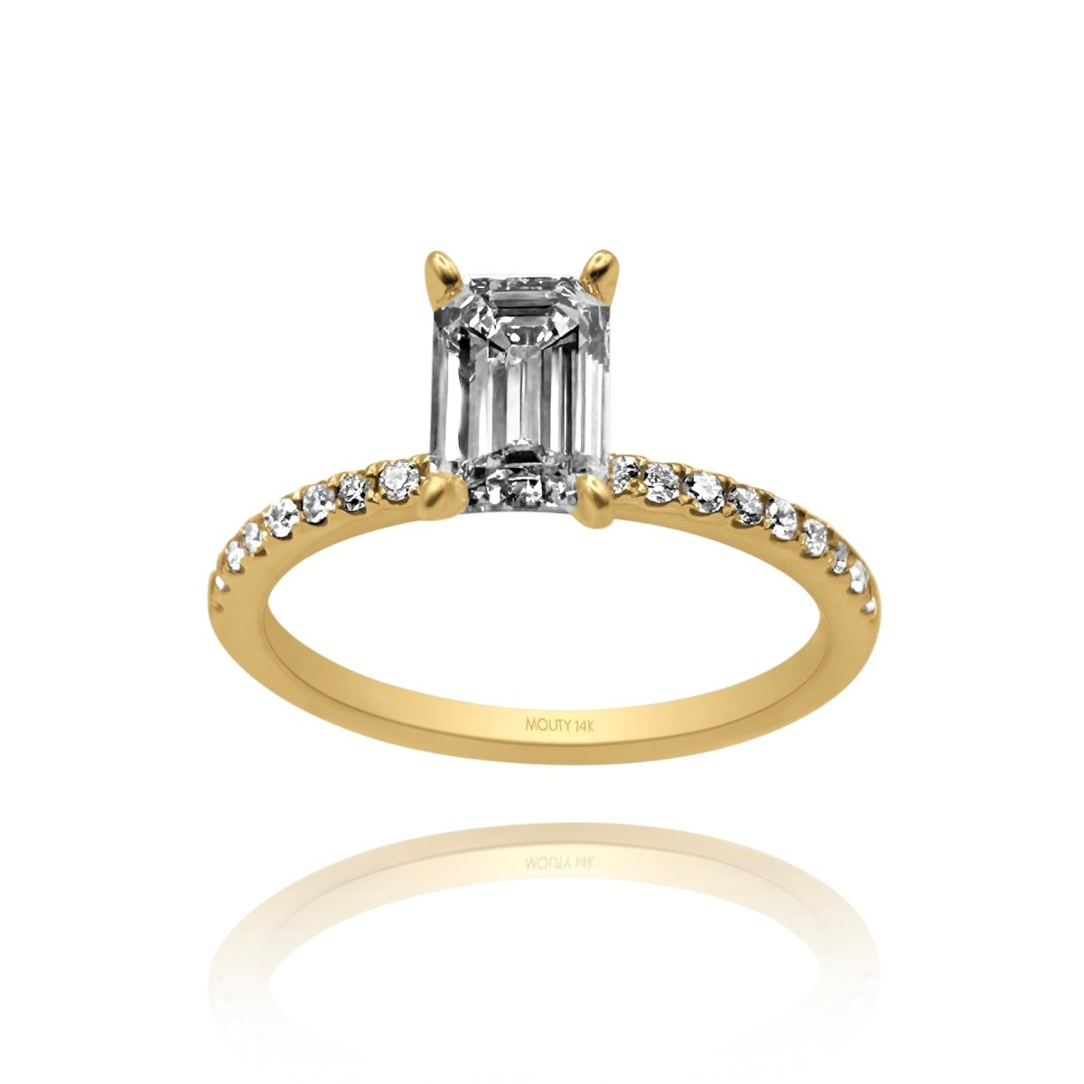 Anillo Aria en oro 1.00 ct - Mouty Joyería