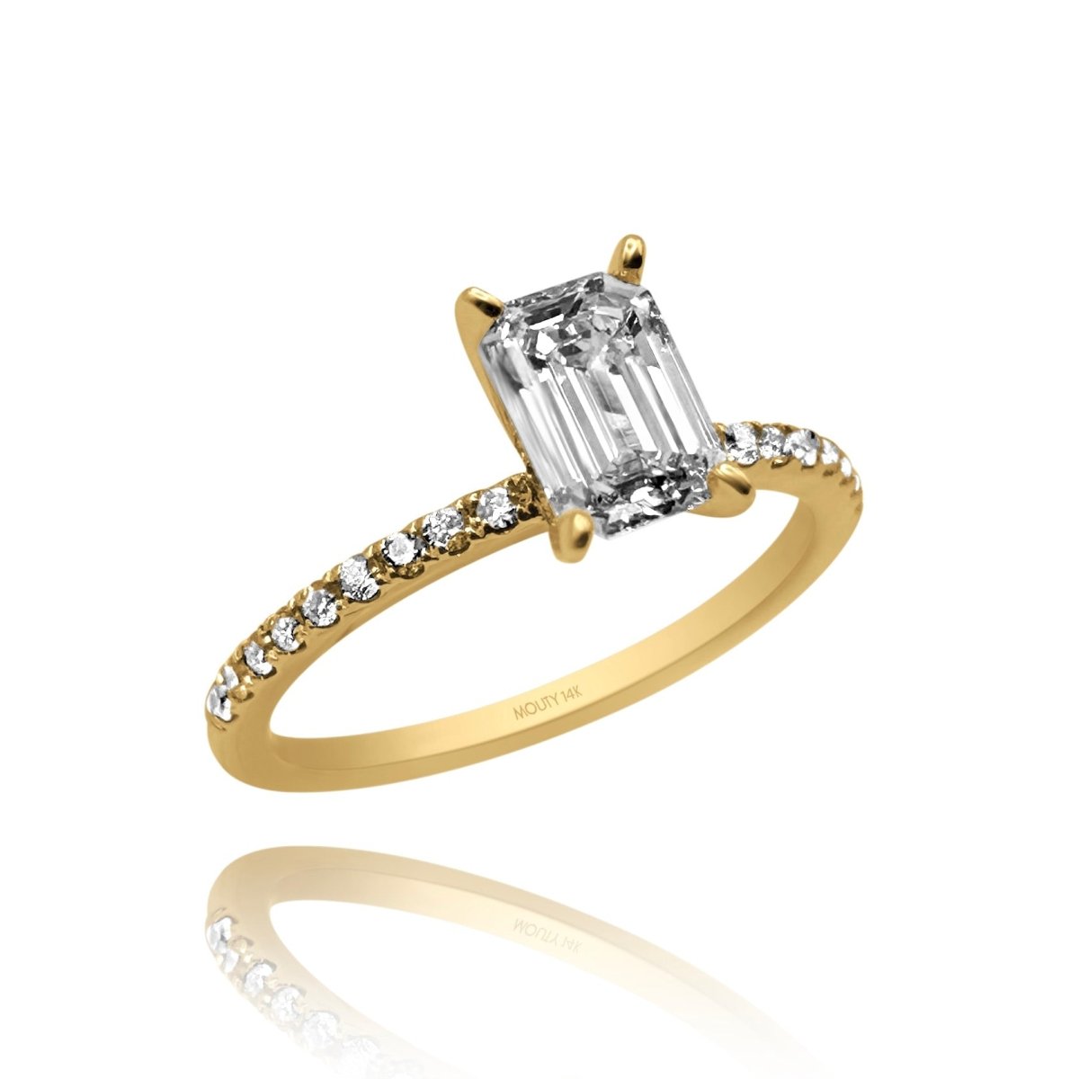 Anillo Aria en oro 1.00 ct - Mouty Joyería