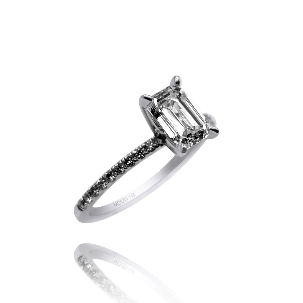 Anillo Aria en oro 1.00 ct - Mouty Joyería