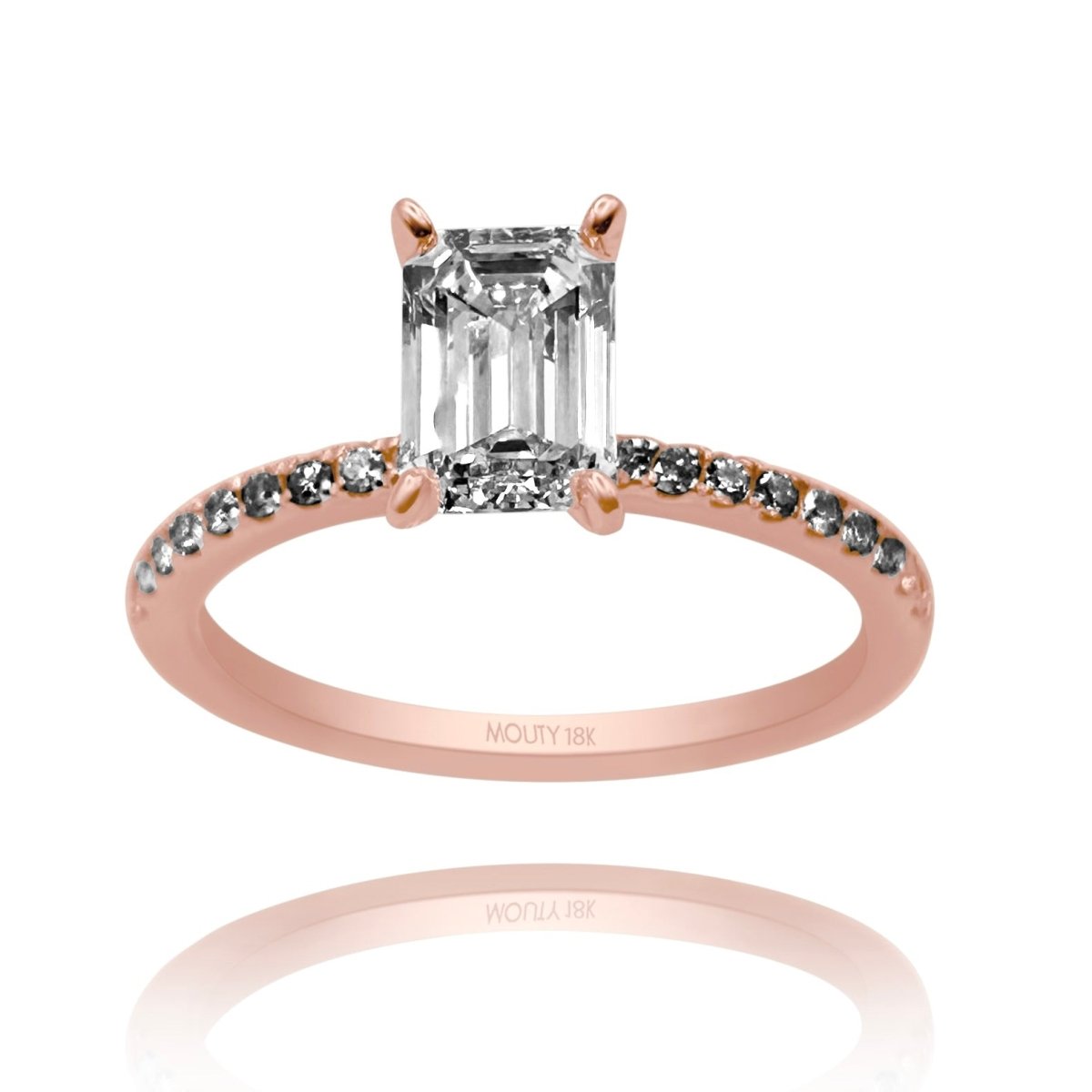 Anillo Aria en oro 1.00 ct - Mouty Joyería