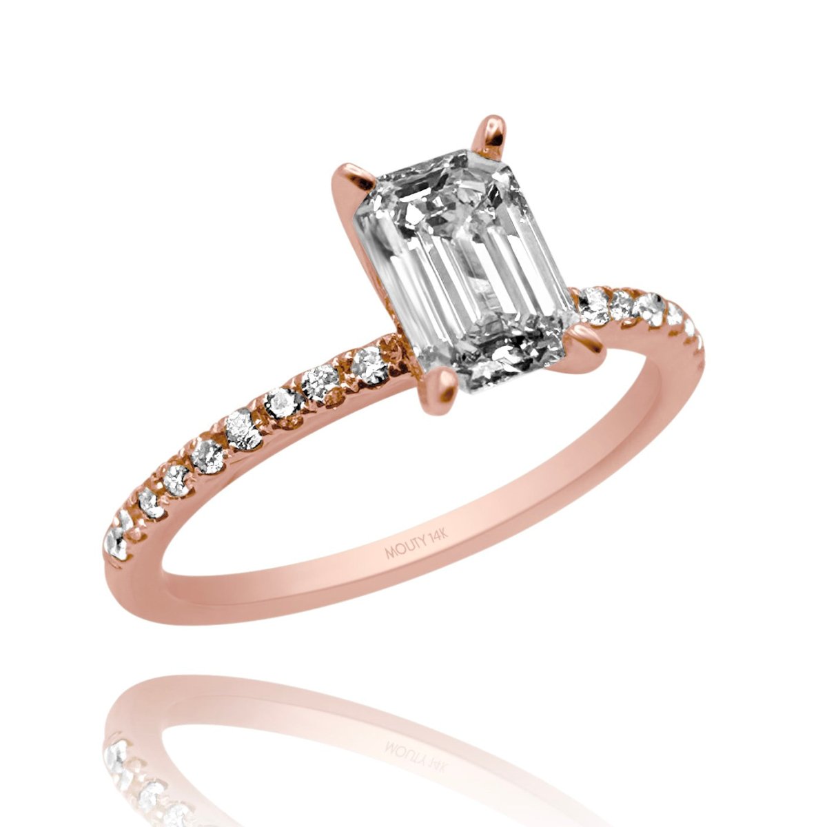 Anillo Aria en oro 1.00 ct - Mouty Joyería