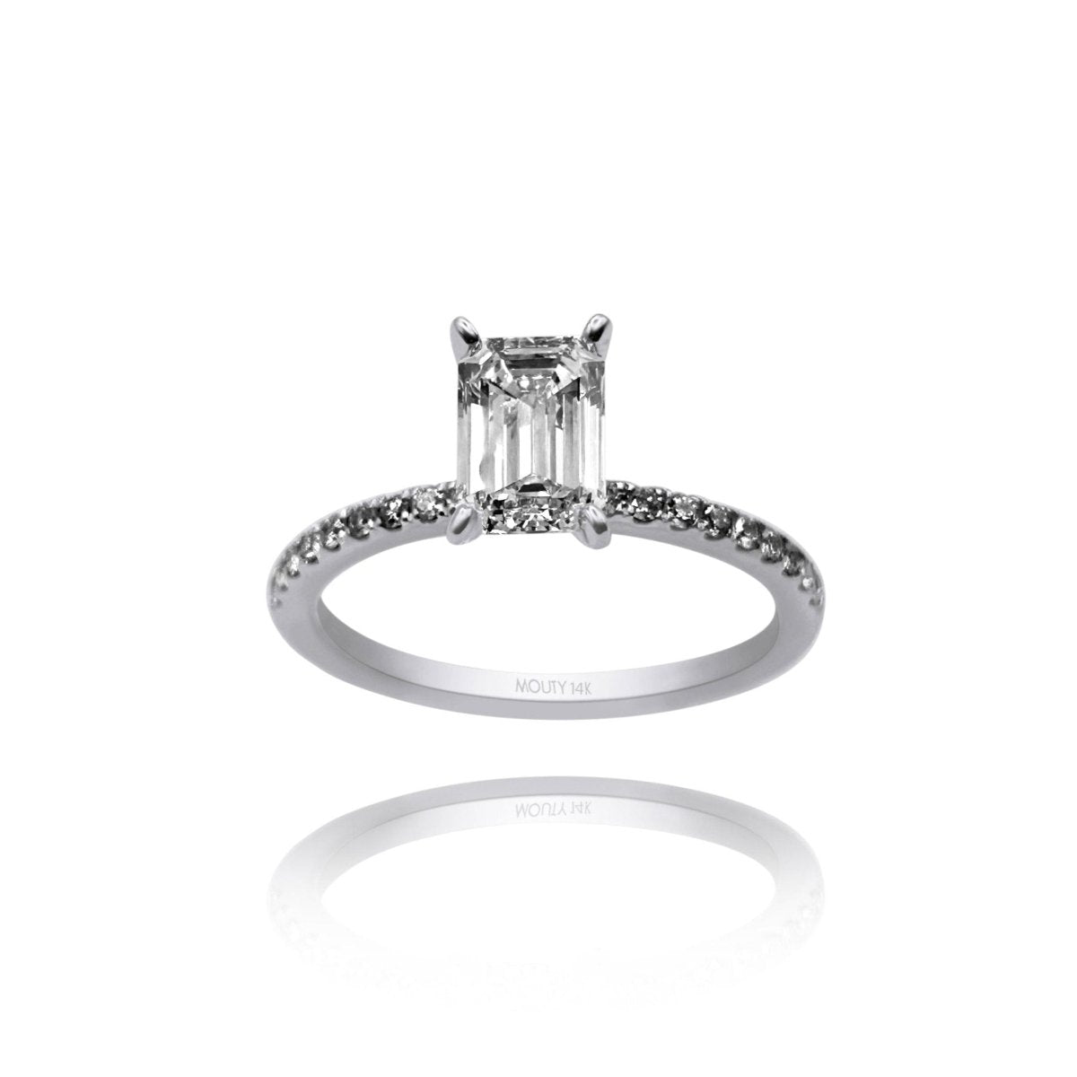 Anillo Aria en oro 1.00 ct - Mouty Joyería