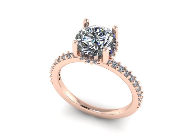Anillo Catherine en Oro 2.50 ct - Mouty Joyería
