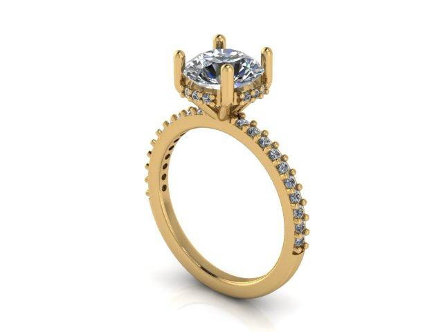 Anillo Catherine en Oro 2.50 ct - Mouty Joyería