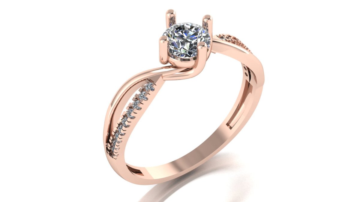 Anillo Ethernel en oro 0.47 ct - Mouty Joyería