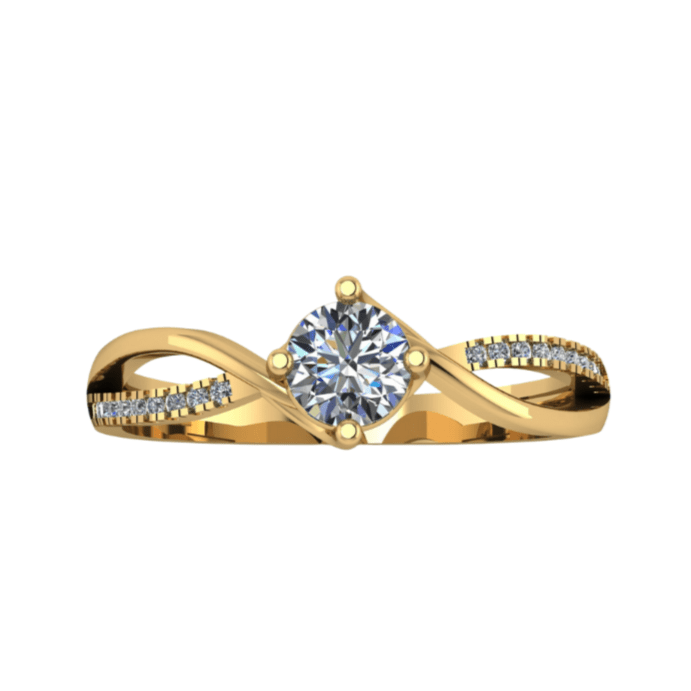 Anillo Ethernel en oro 0.47 ct - Mouty Joyería