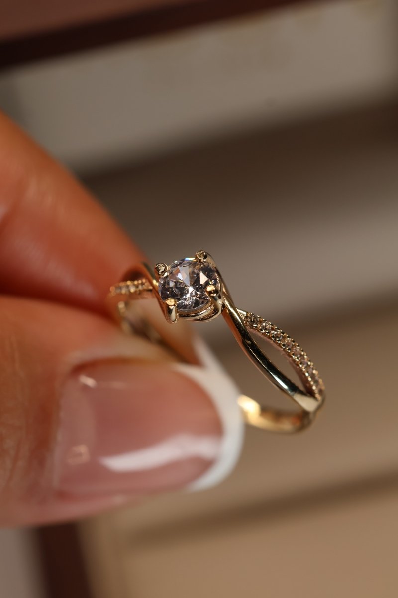 Anillo Ethernel en oro 0.47 ct - Mouty Joyería