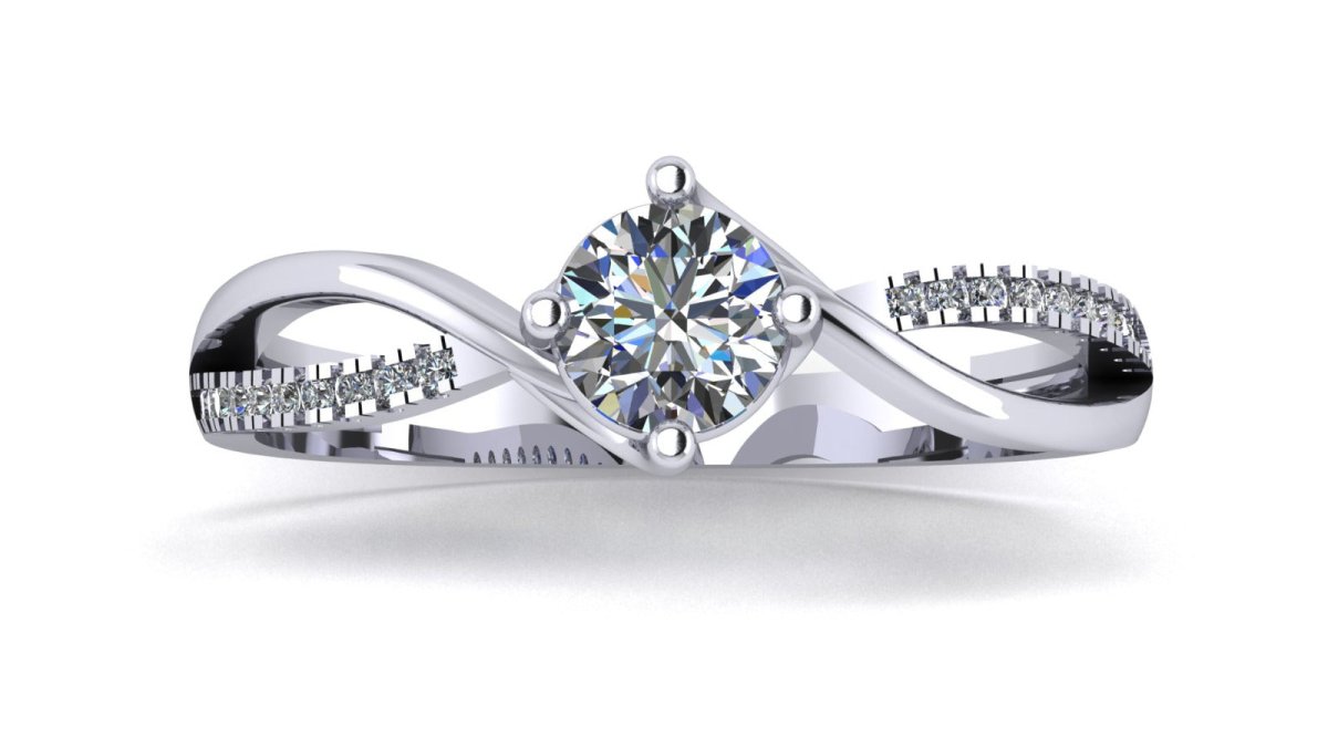 Anillo Ethernel en oro 0.47 ct - Mouty Joyería