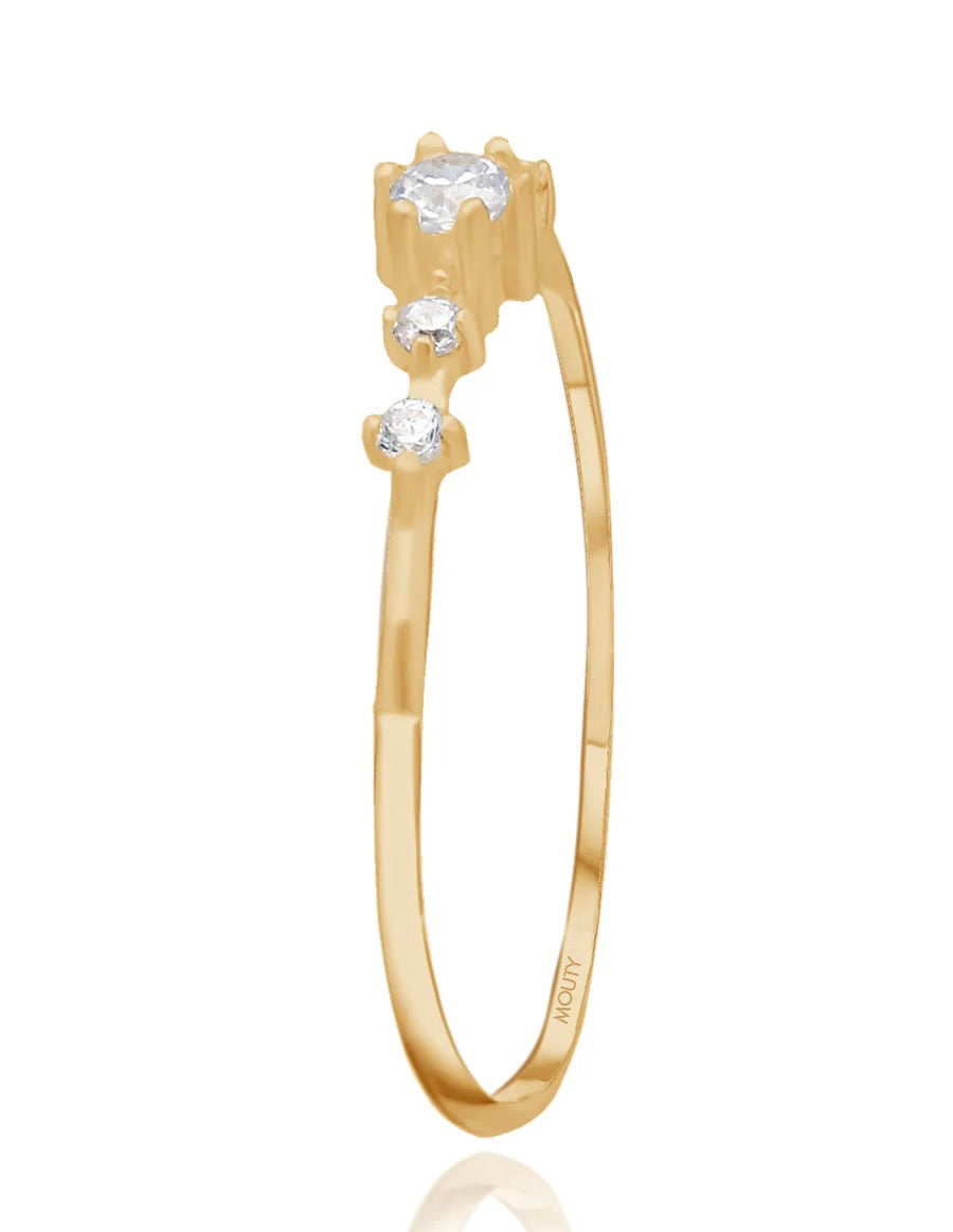 Anillo Ariana en Oro .10 ct
