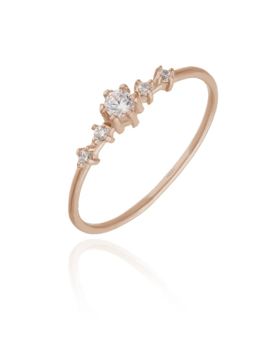 Anillo Ariana en Oro .10 ct