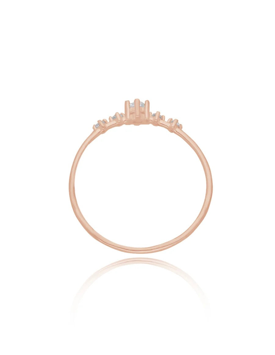 Anillo Ariana en Oro .10 ct