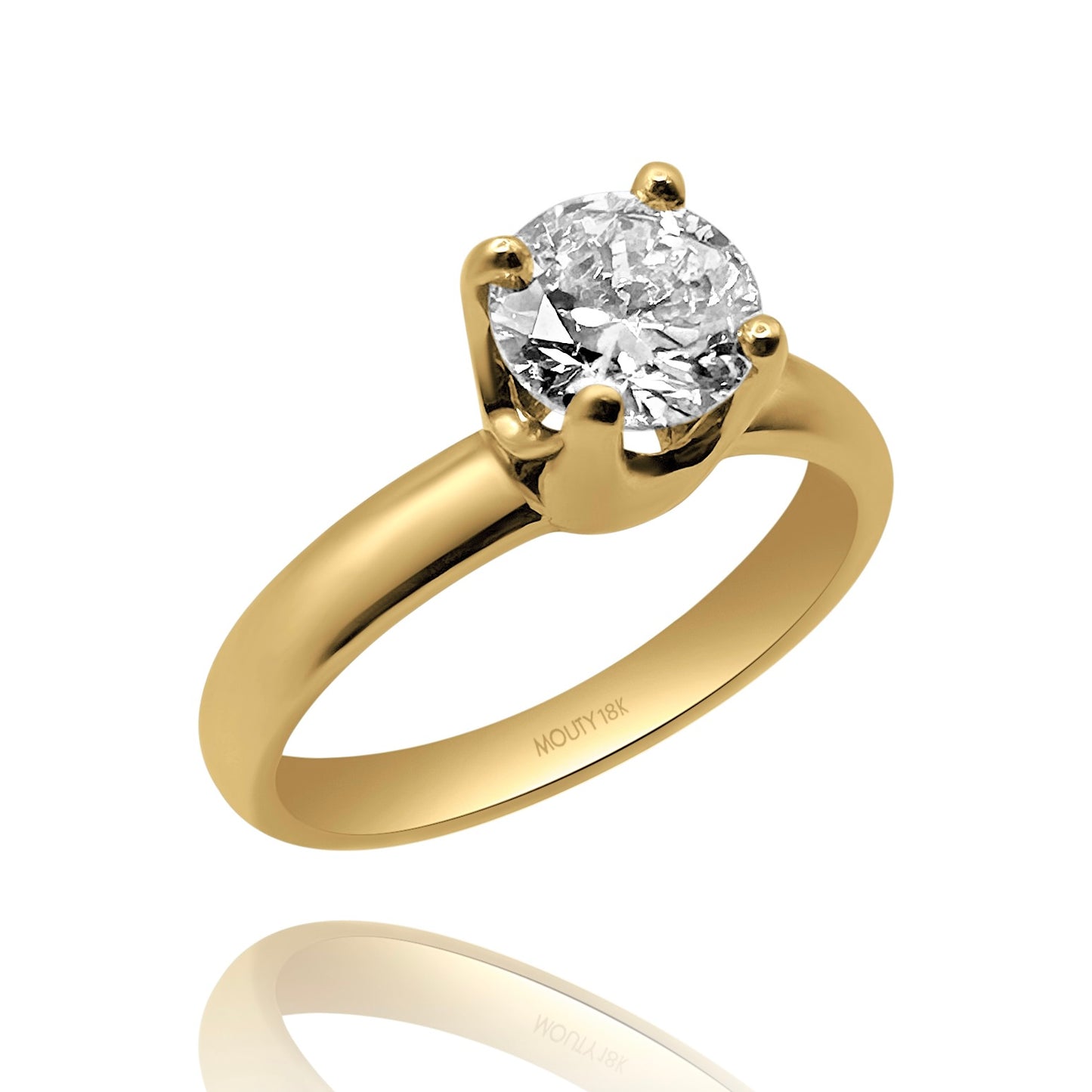 Anillo Isabella en oro 1.00 ct