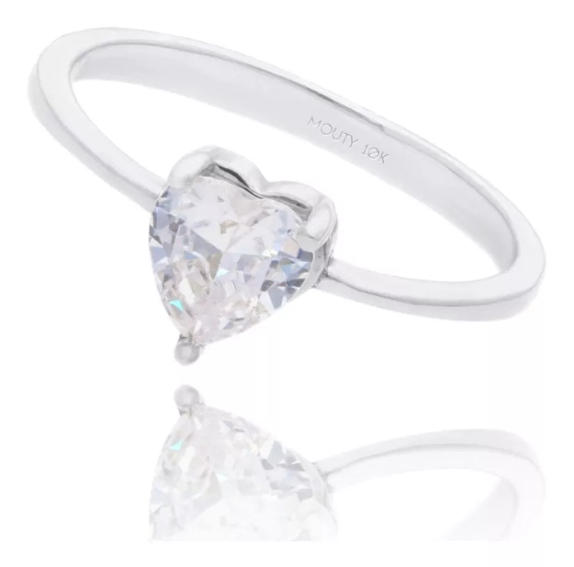 Zara ring in 10k yellow gold with zirconia