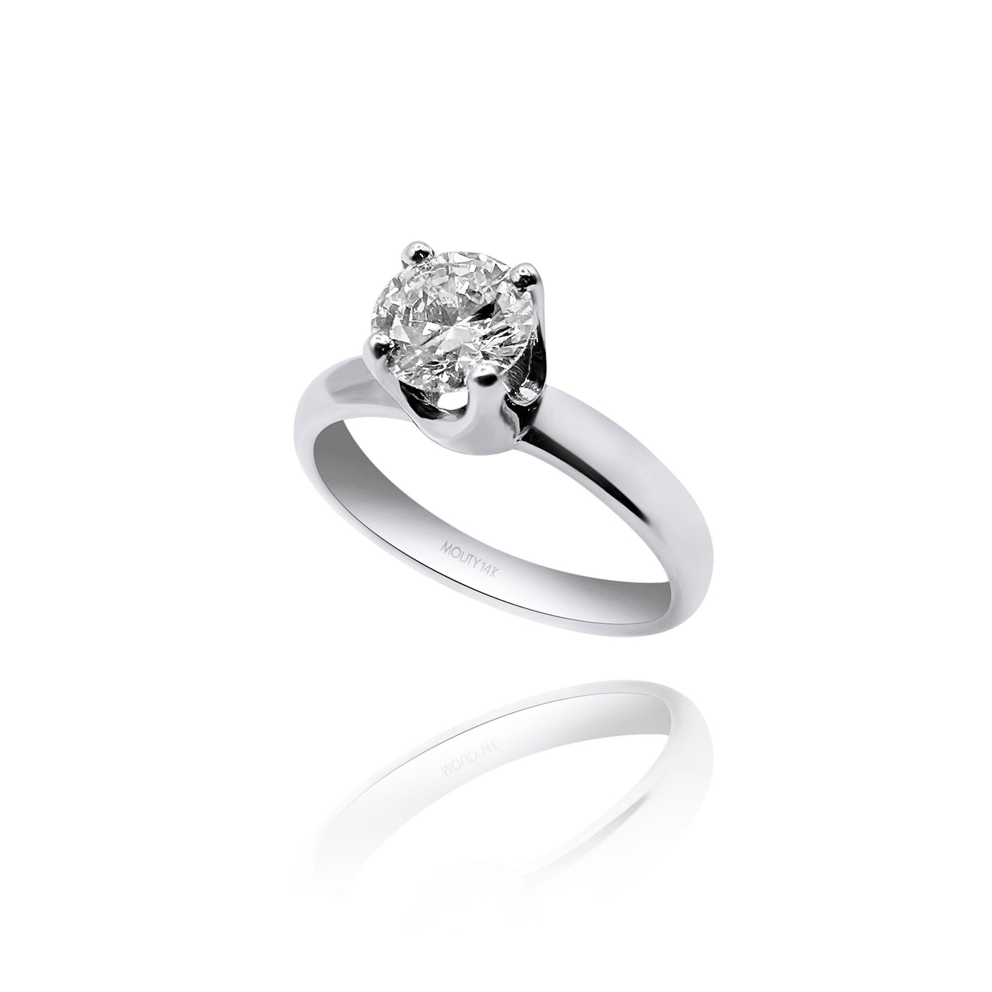 Anillo Isabella en oro 1.00 ct