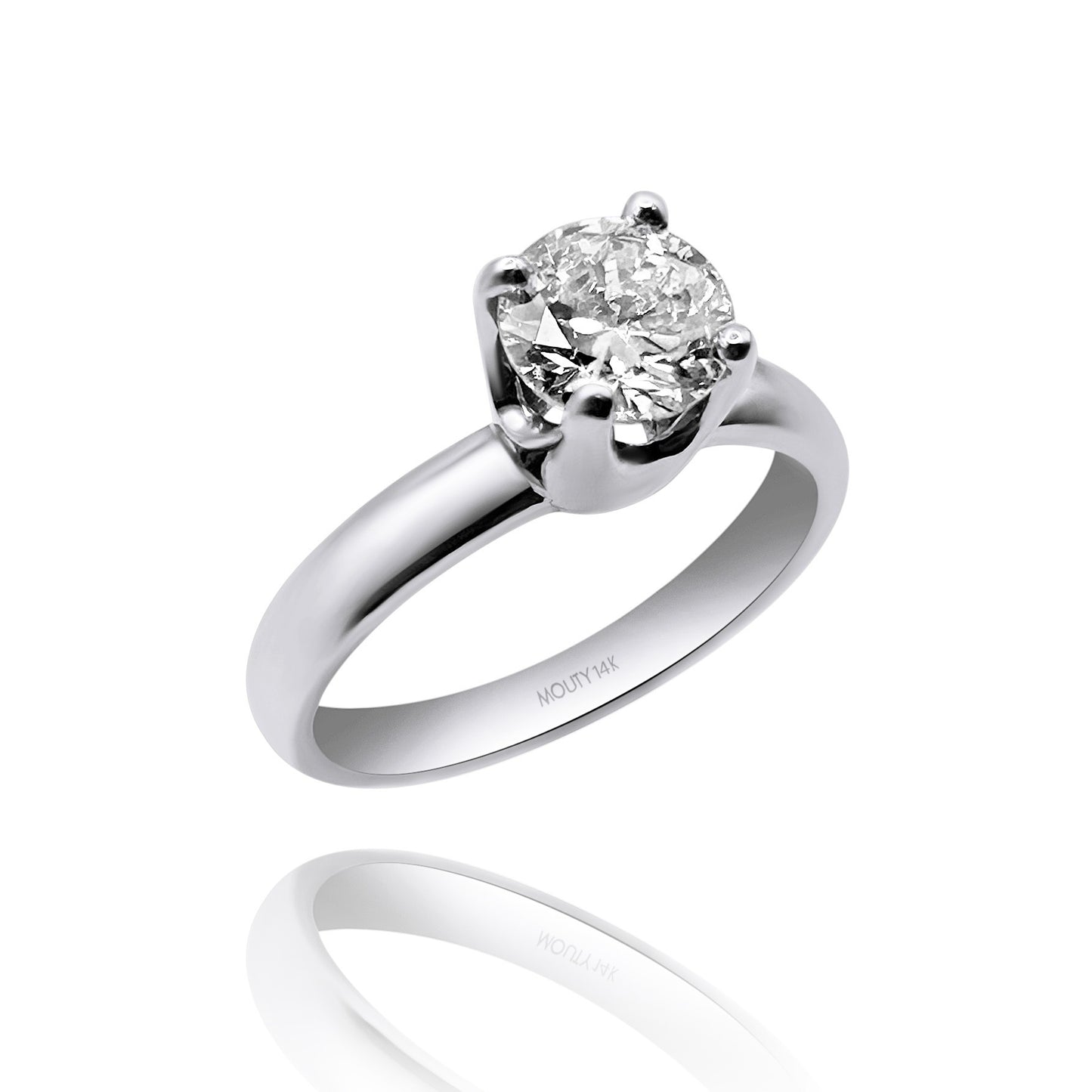 Anillo Isabella en oro 1.00 ct