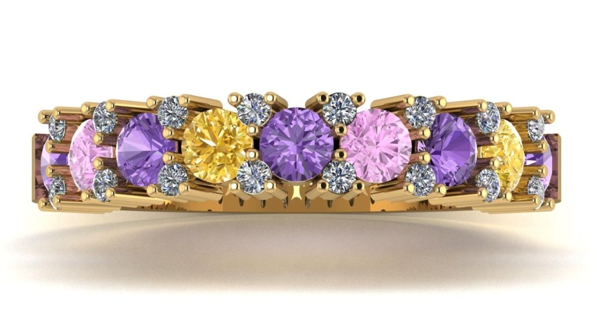 Media Churumbela Pia en Oro - Mouty Joyería