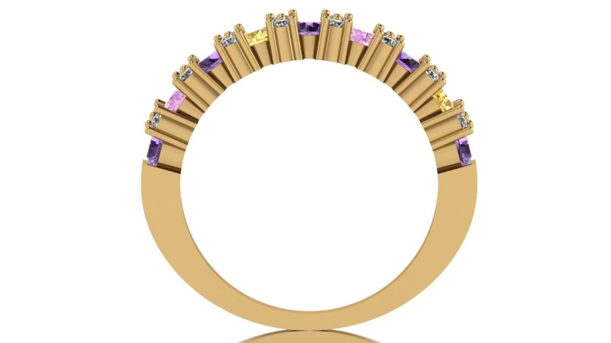 Media Churumbela Pia en Oro - Mouty Joyería