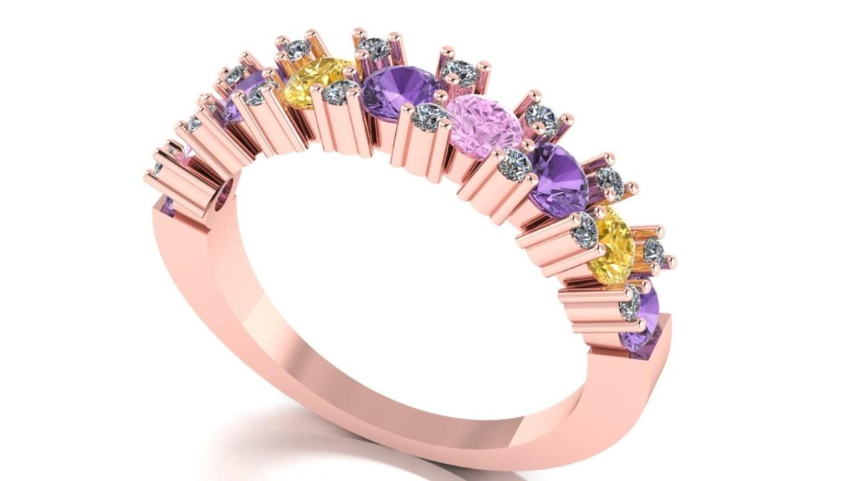 Media Churumbela Pia en Oro - Mouty Joyería